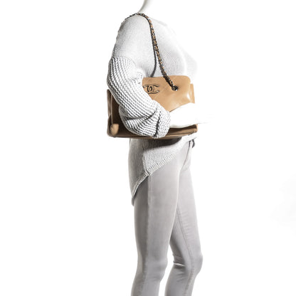 Chanel Washed Calfskin Large Hamptons Shopping Tote Beige 2 of 11