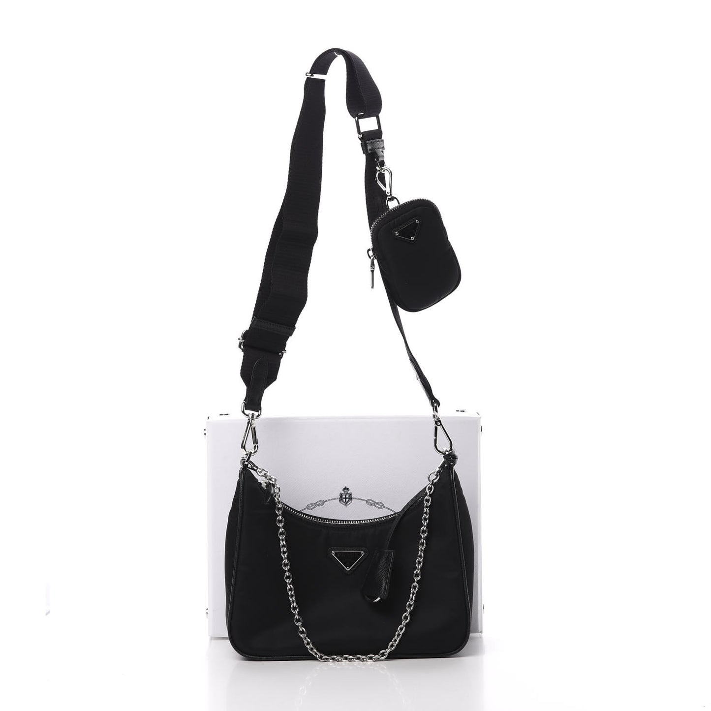 Nylon Re-Edition 2005 Shoulder Bag Black