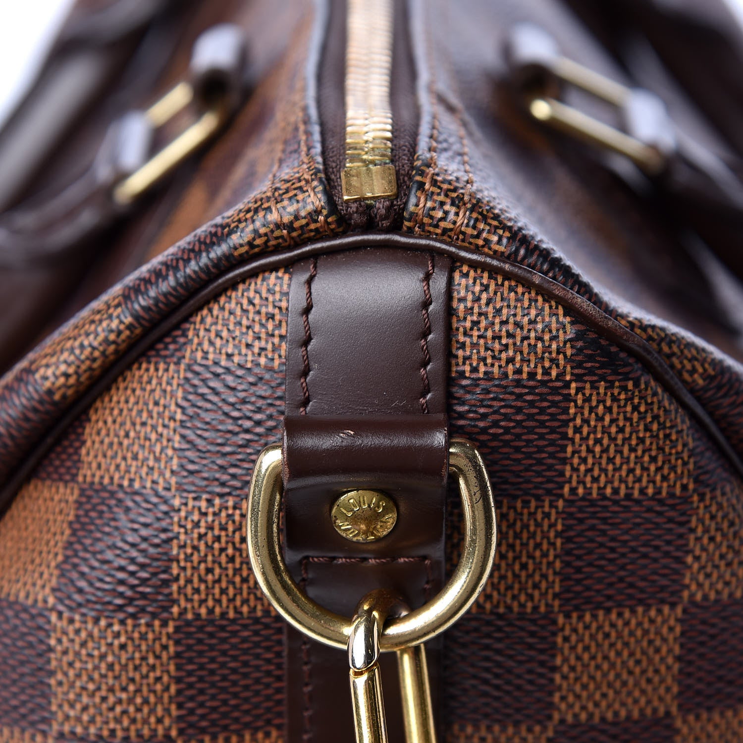 Louis Vuitton Damier Ebene Speedy Bandouliere 30 9 of 14