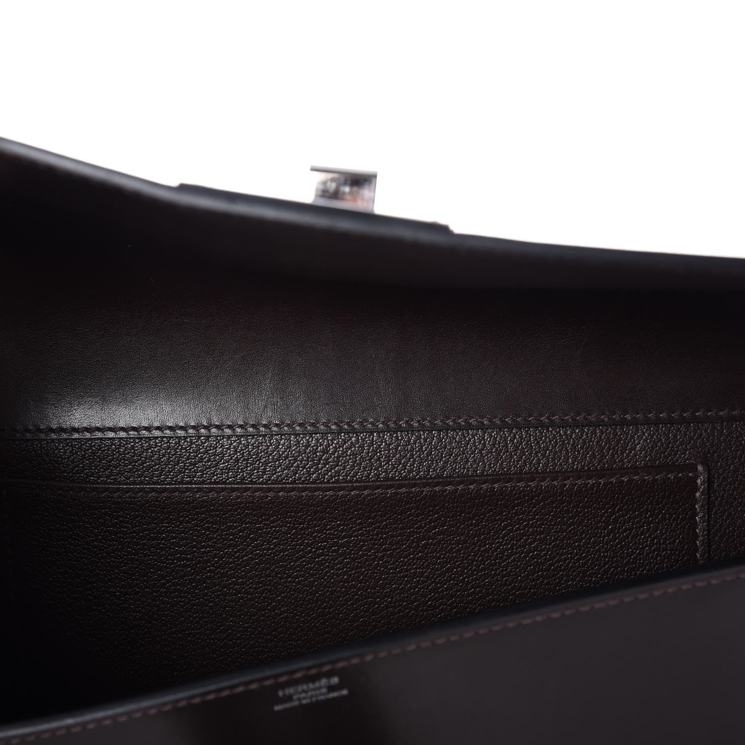 Hermes Box Medor 29 Clutch Chocolate 10 of 15