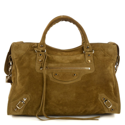 Balenciaga Baby Daim Suede Classic Hardware City Beige Fauve 1 of 12