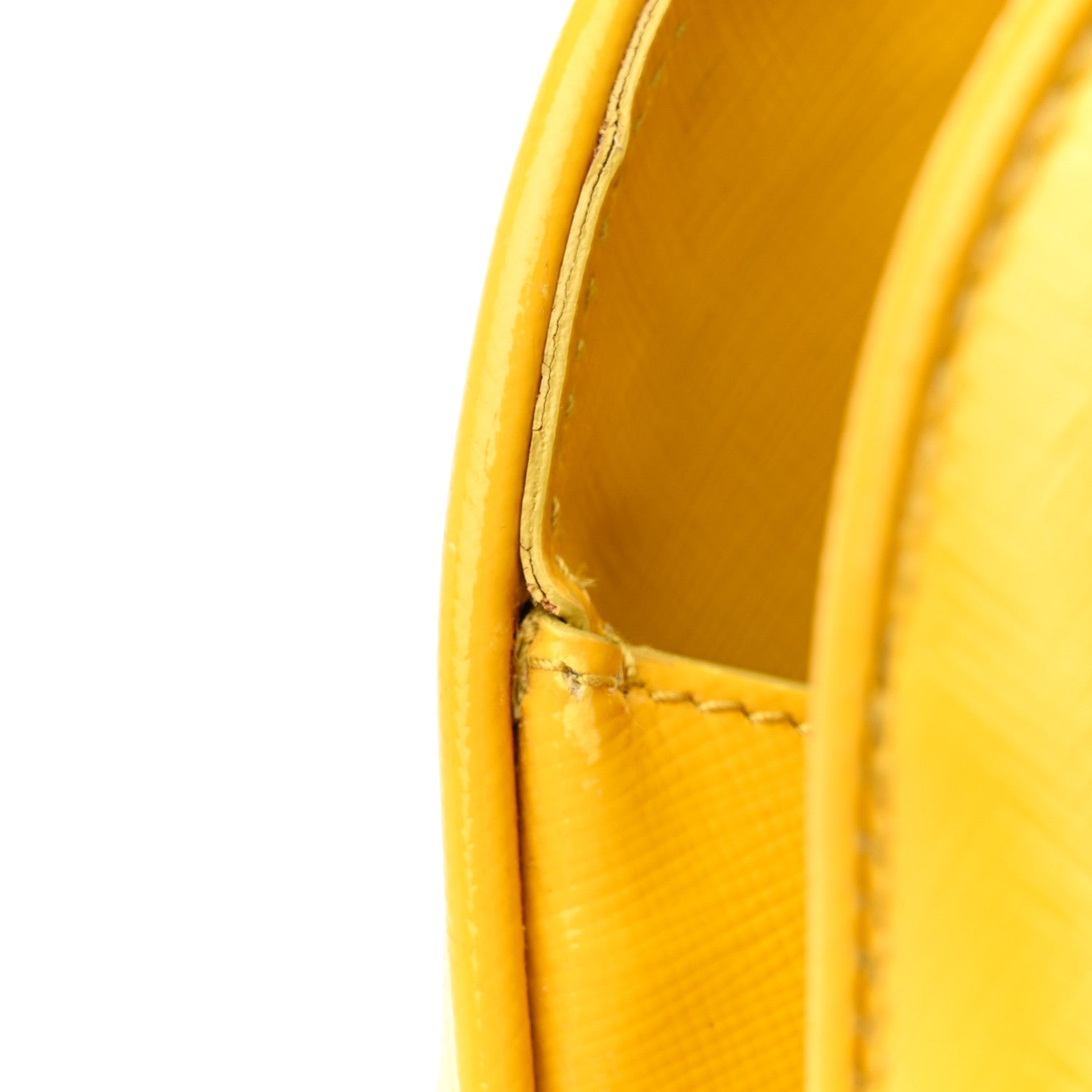 Prada Saffiano Vernice Medium Open Promenade Tote Ananas 14 of 27
