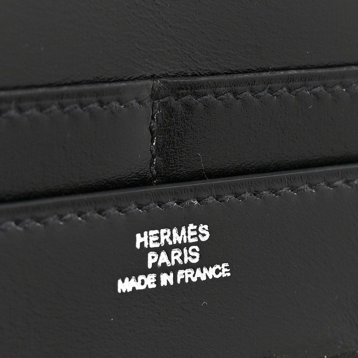 Hermes Box Constance Short Wallet Black 6 of 6