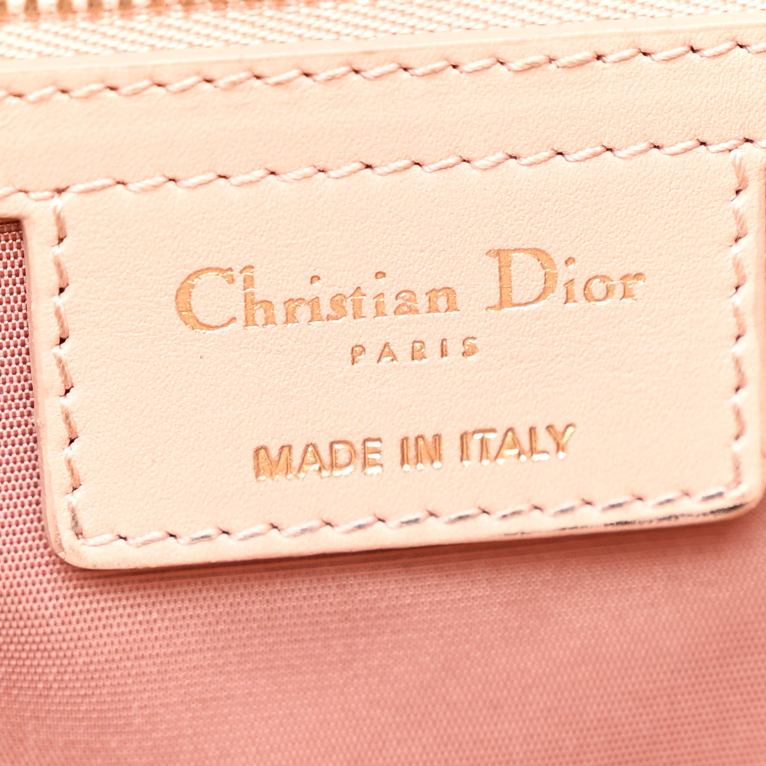 Christian Dior Coated Canvas Cannage Medium Panarea Tote Rosato 6 of 10