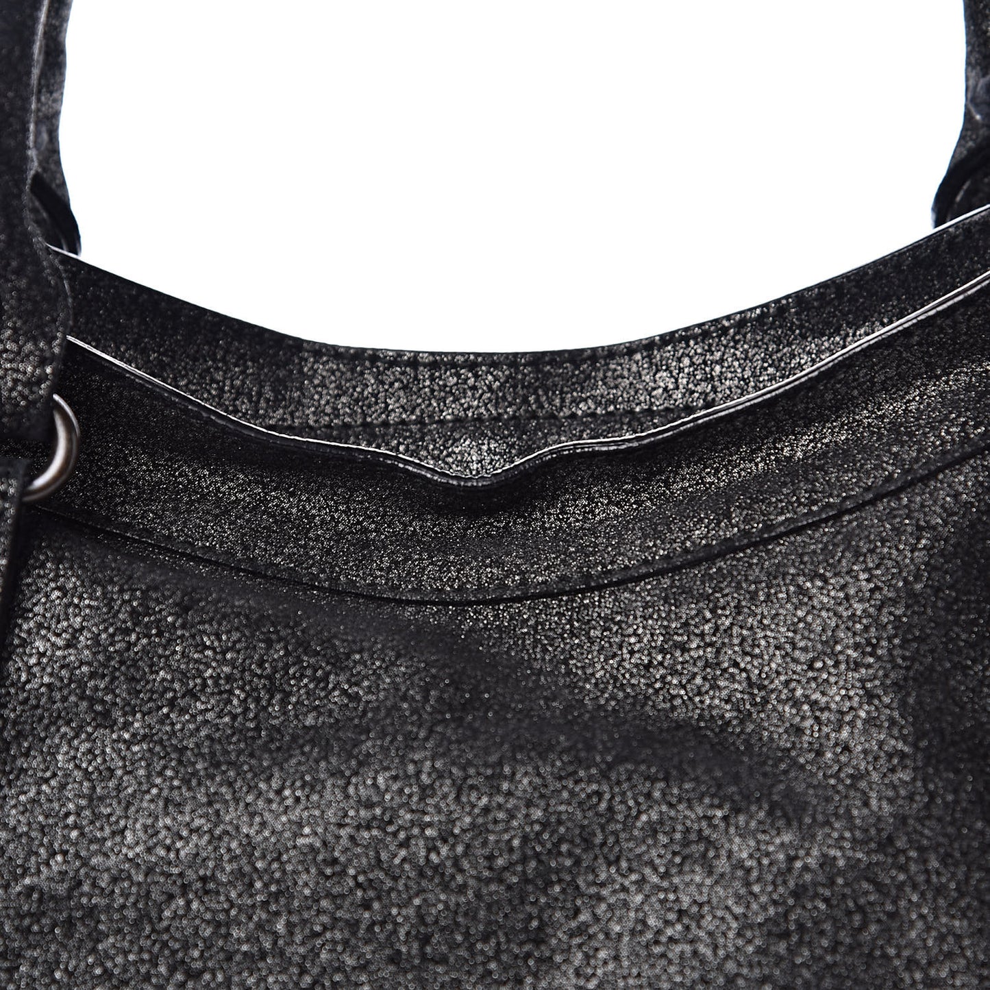 Metallic Craquele Classic Hardware City Black