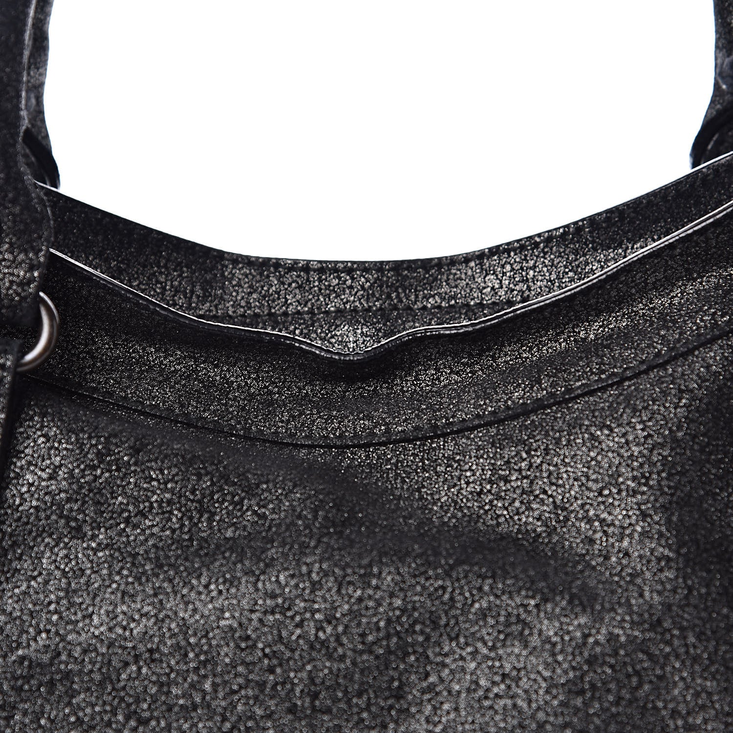 Balenciaga Metallic Craquele Classic Hardware City Black 12 of 14