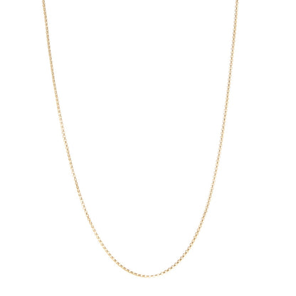 David Yurman 18K Yellow Gold 2.7mm Box Chain Necklace 18" 1 of 5