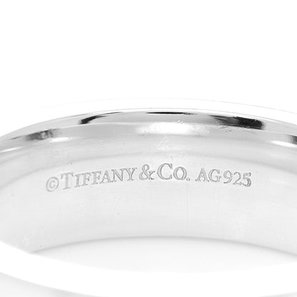 Tiffany Sterling Silver T Wide Ring 56 7.5 4 of 4