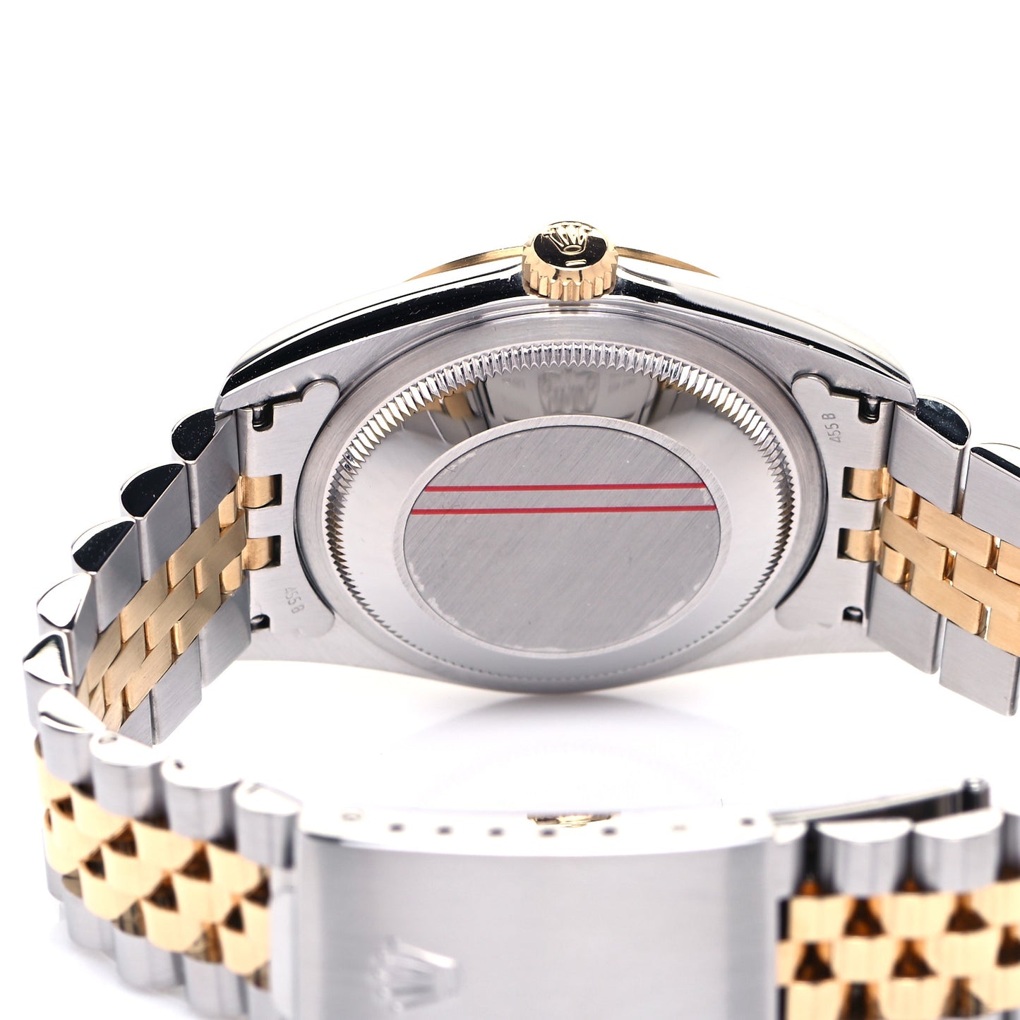Stainless Steel 18K Yellow Gold Diamond 36mm Oyster Perpetual Datejust Watch Champagne 16233