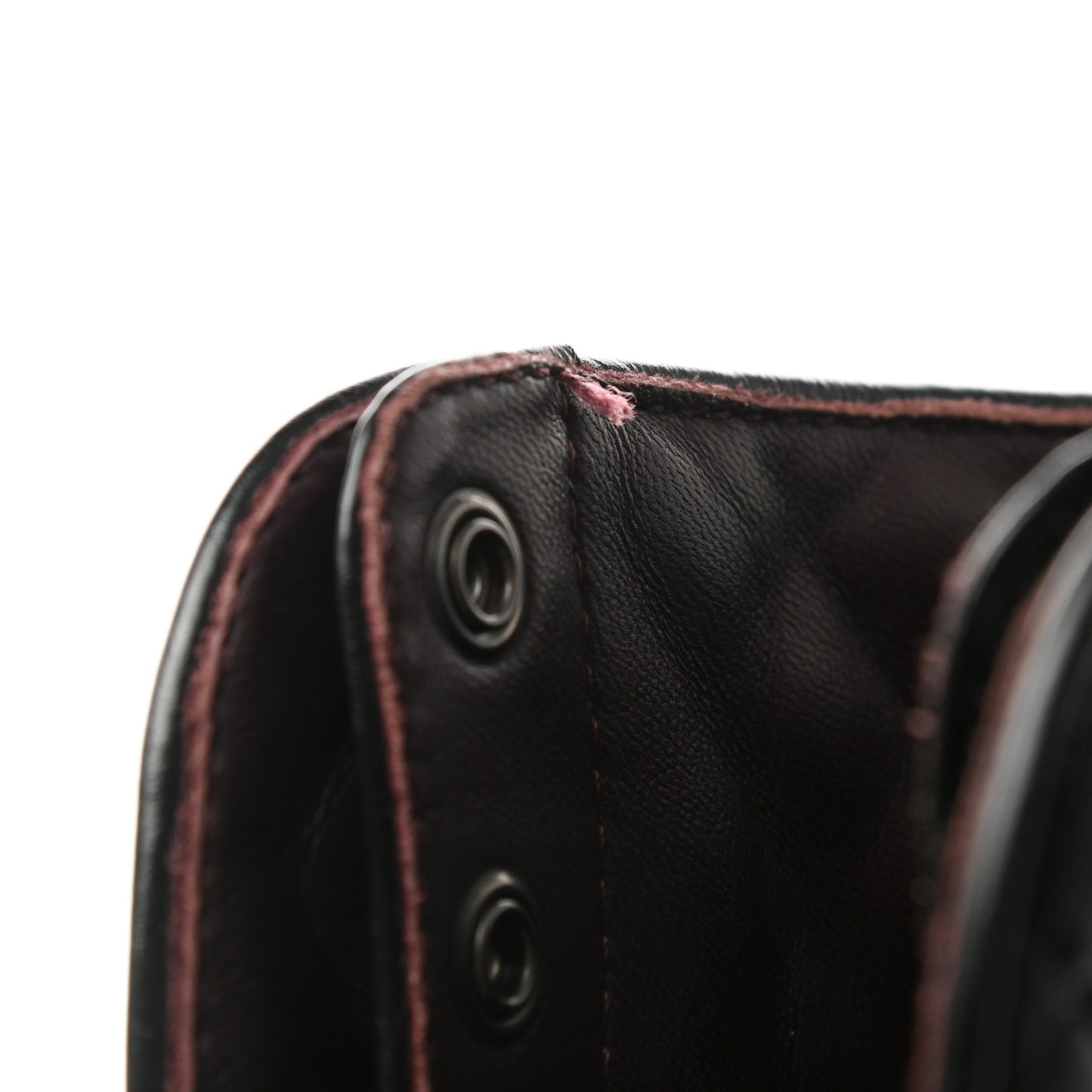 Crackled Calfskin Velvet Pearl Combat Boots 38.5 Black
