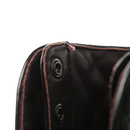 Chanel Crackled Calfskin Velvet Pearl Combat Boots 38.5 Black 10 of 10