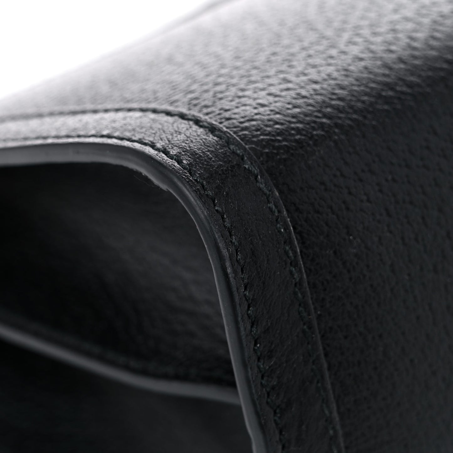 Textured Calfskin Web Medium Ophidia Chain Shoulder Bag Black
