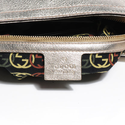 Gucci Leather Medium Britt Hobo Platinum 5 of 7