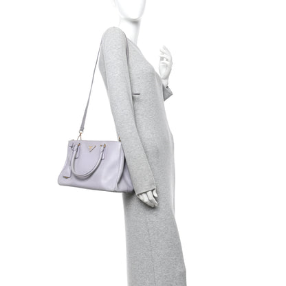 Prada Saffiano Small Galleria Double Zip Tote Glicine 3 of 25