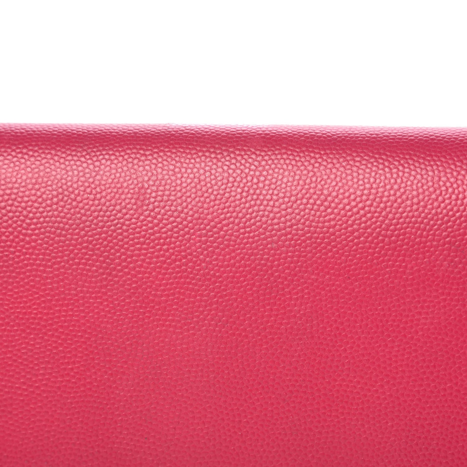 Saint Laurent Grain De Poudre Classic Monogram Cassandre Wallet Fuchsia 19 of 38