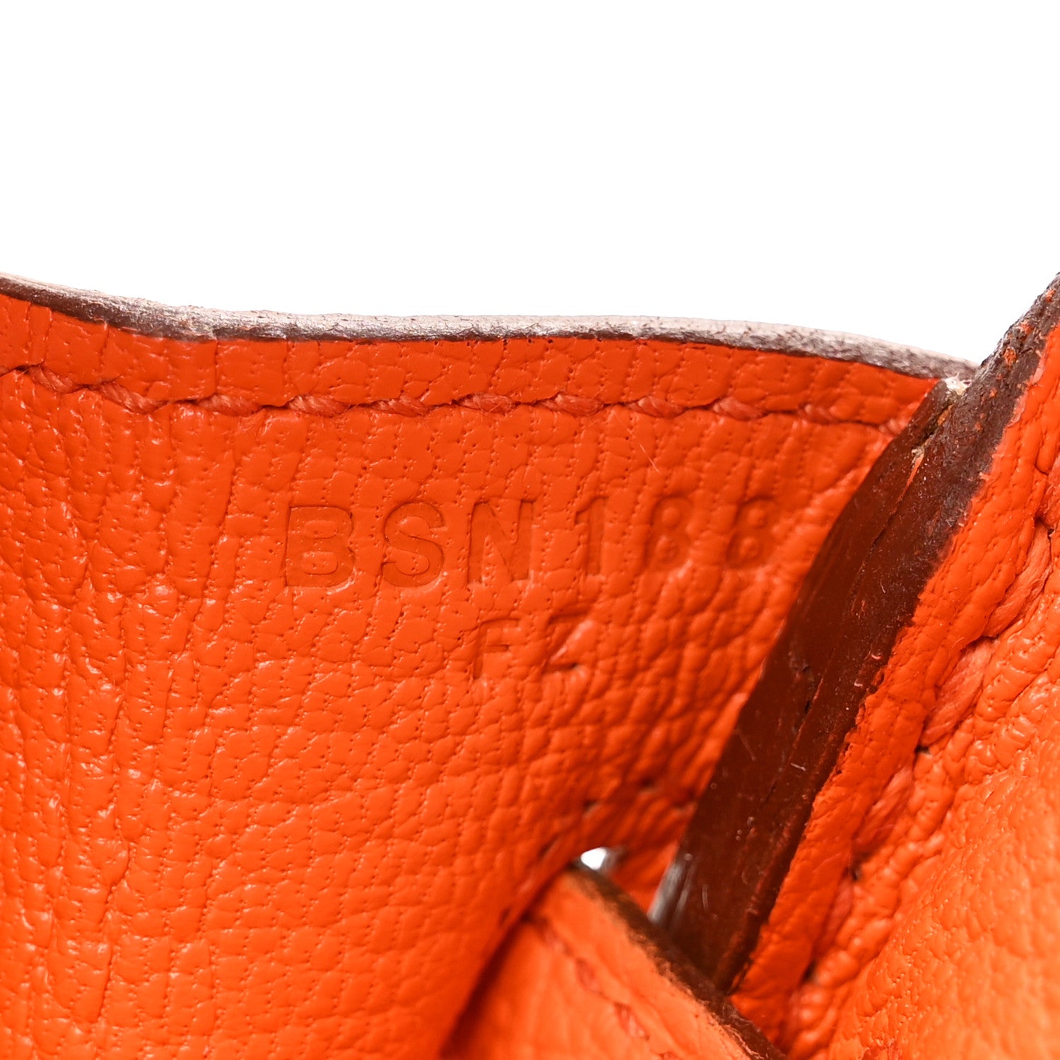 Hermes Togo Birkin 25 Orange Minium 7 of 14