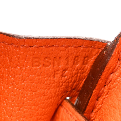 Hermes Togo Birkin 25 Orange Minium 7 of 14