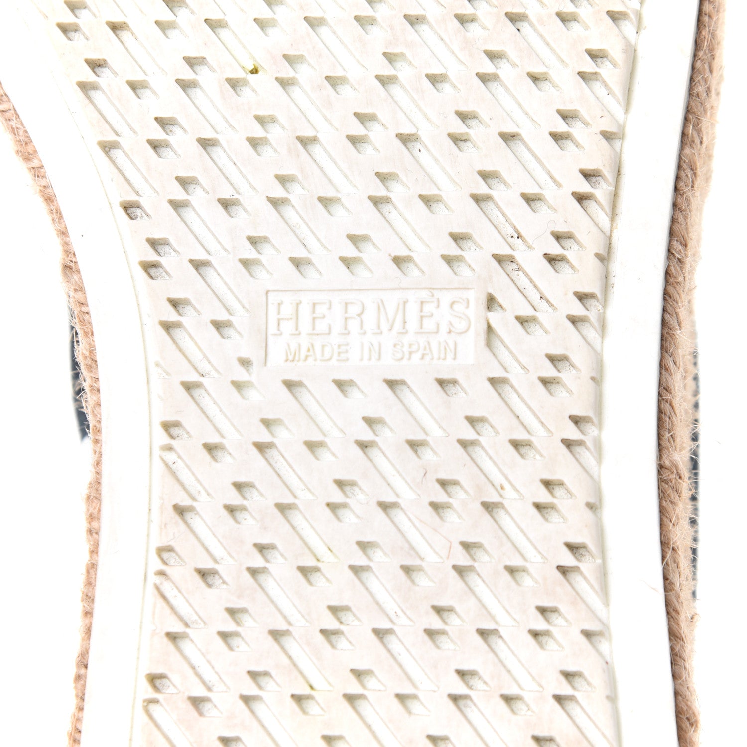 Hermes Cotton Canvas Womens Rosa Espadrille Sneakers 36 Black 13 of 18