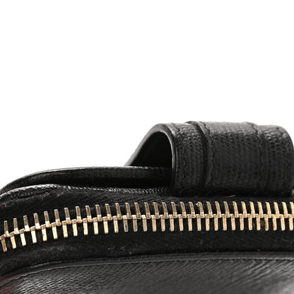 Saint Laurent Textured Calfskin Classic Y Ligne Compact Wallet Black 9 of 9