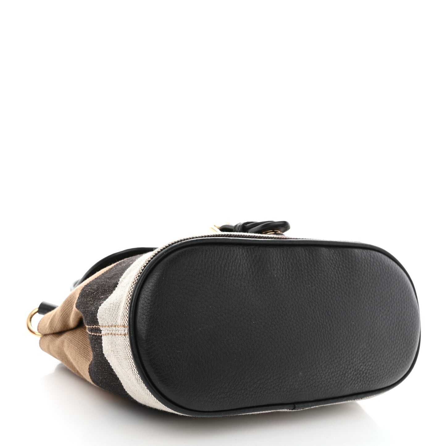 Mega Check Grainy Calfskin Small Gowan Messenger Bag Black