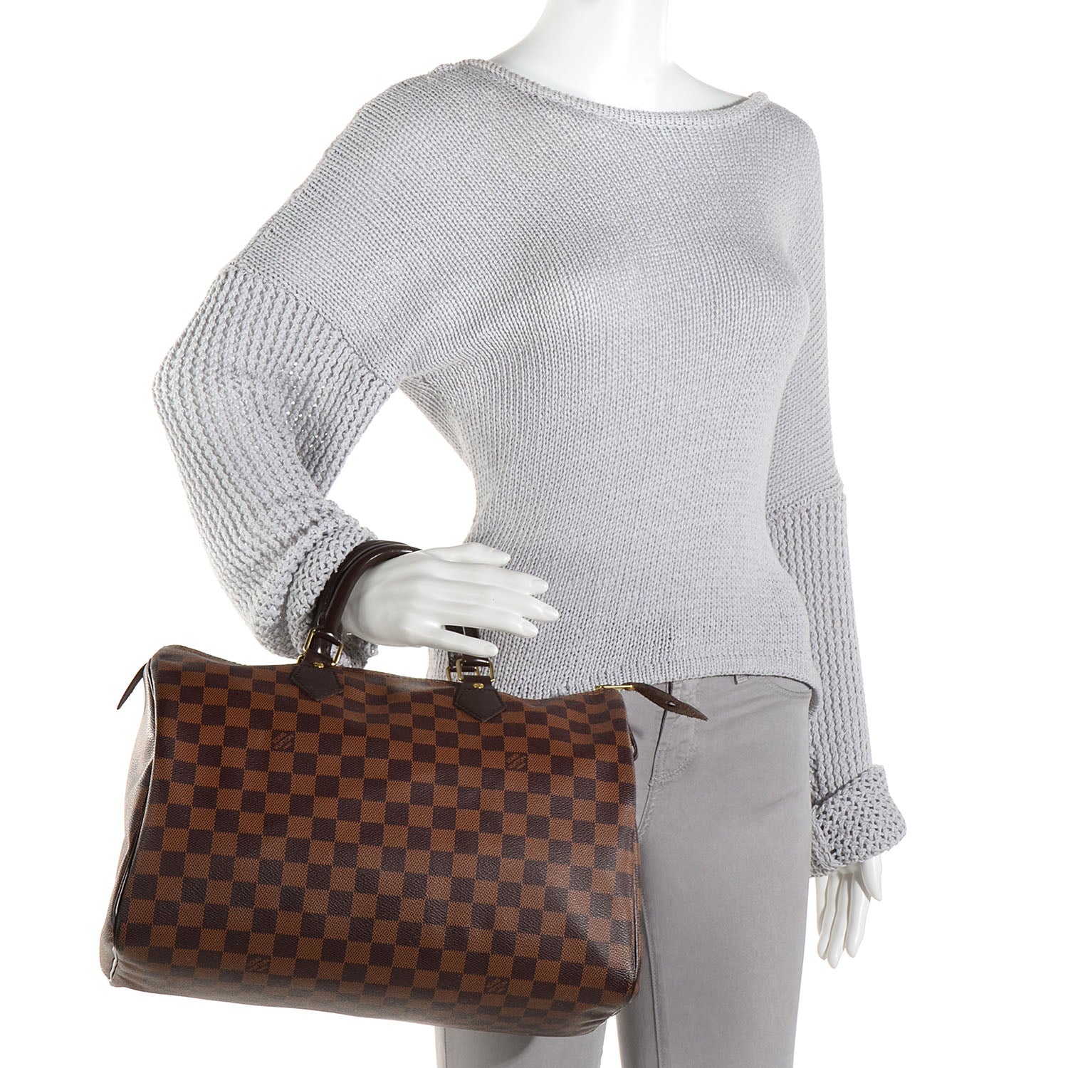 Louis Vuitton Damier Ebene Speedy 35 2 of 7