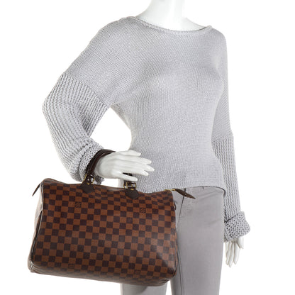 Louis Vuitton Damier Ebene Speedy 35 2 of 7