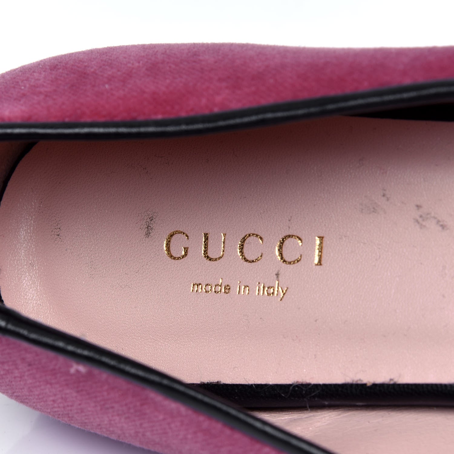 Gucci Velvet Etoile Pearl Embellished Loafers 36.5 Tibet Red 6 of 7