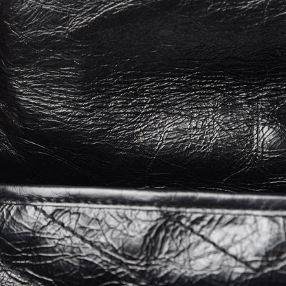 Saint Laurent Crinkled Calfskin Matelasse Monogram Large Niki Chain Satchel Black 13 of 13