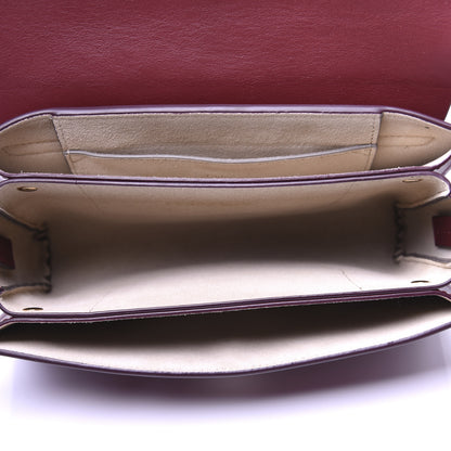 Chloe Suede Calfskin Small Faye Shoulder Bag Plum Purple 5 of 14