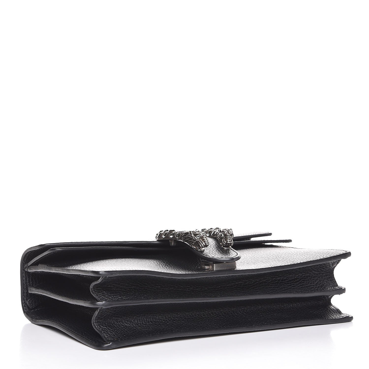 Gucci Pebbled Calfskin Small Dionysus Shoulder Bag Black 4 of 7