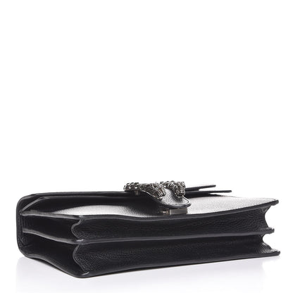 Gucci Pebbled Calfskin Small Dionysus Shoulder Bag Black 4 of 7