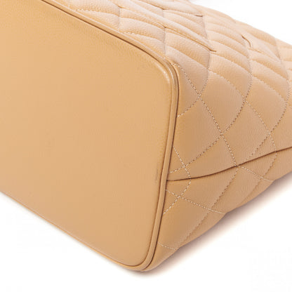 Chanel Caviar Quilted Medallion Tote Beige 5 of 10