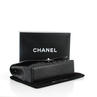 Chanel Caviar Quilted Maxi Single Flap Black 4 of 8