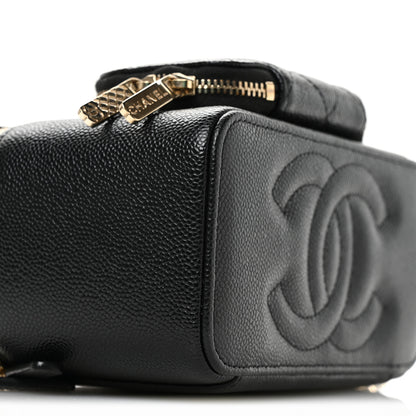 Chanel Caviar Quilted Top Handle Pocket Vanity Case Black 10 of 12