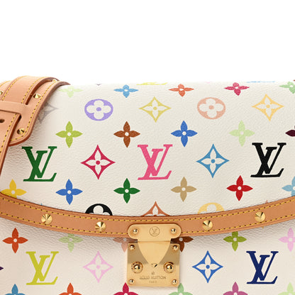 Louis Vuitton Monogram Multicolor Sologne White 8 of 10