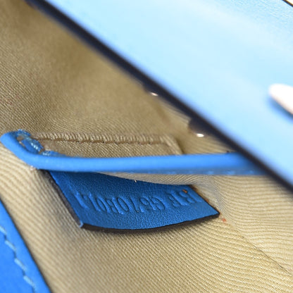 Valentino Garavani Nappa Rockstud Bangle Clutch Blue Fluo 6 of 7