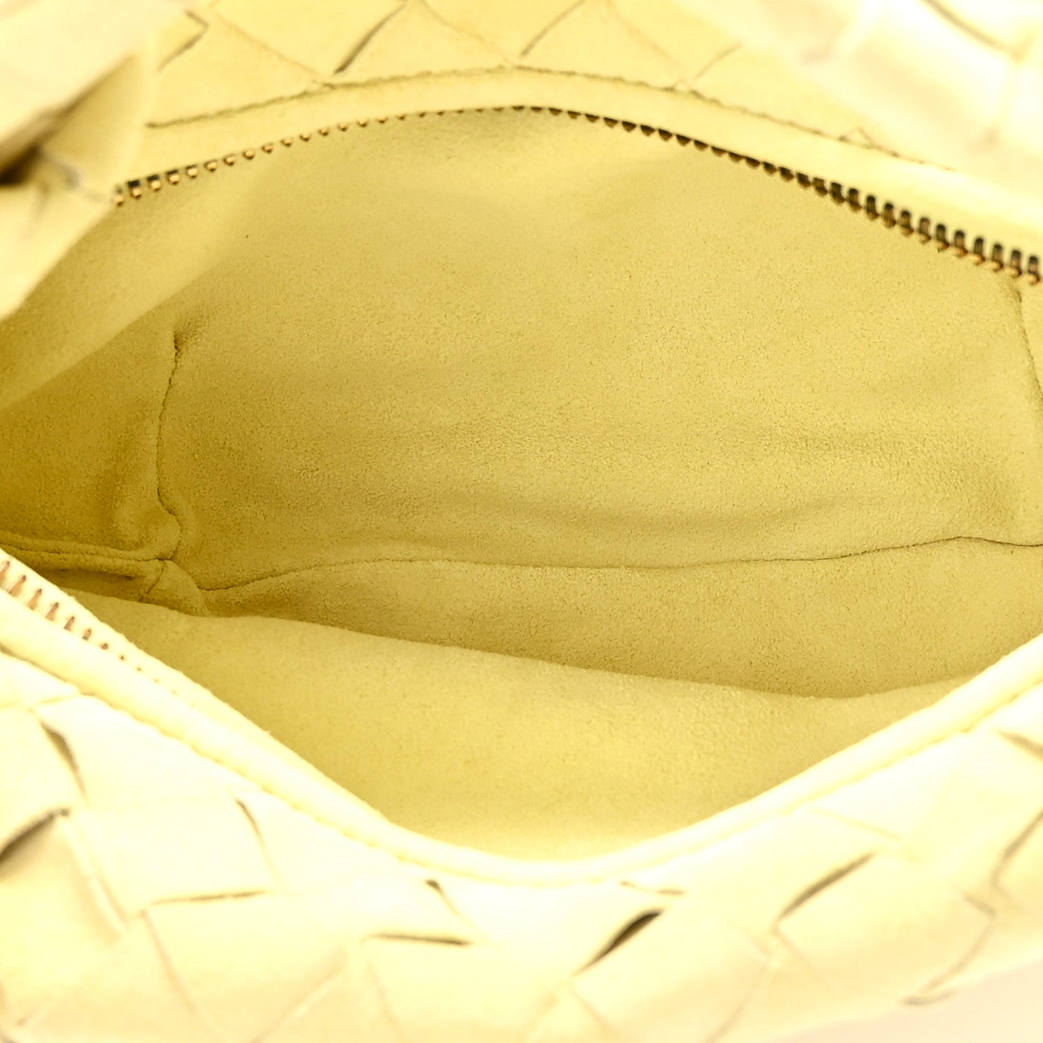 Bottega Veneta Suede Intrecciato Mini Jodie Lemon Wash 5 of 9