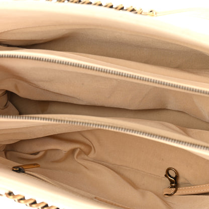 Chanel Calfskin Quilted Small CC Crown Tote Beige 5 of 14