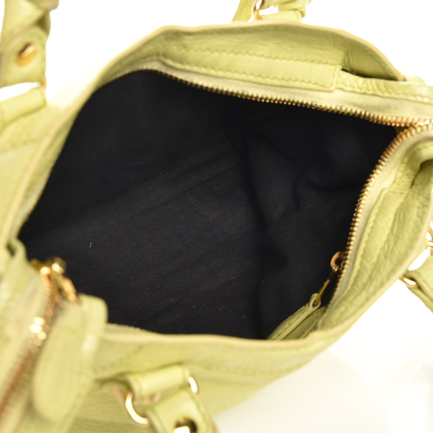 Balenciaga Agneau Giant 12 Gold Hardware Mini City Jaune Citronnade 6 of 10