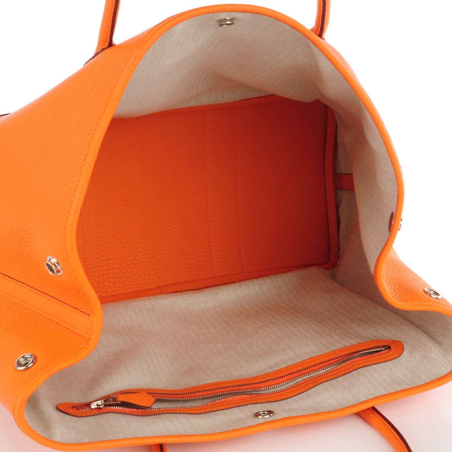 Hermes Negonda Garden Party 36 MM Orange 8 of 8