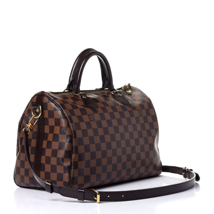 Louis Vuitton Damier Ebene Speedy Bandouliere 30 2 of 10