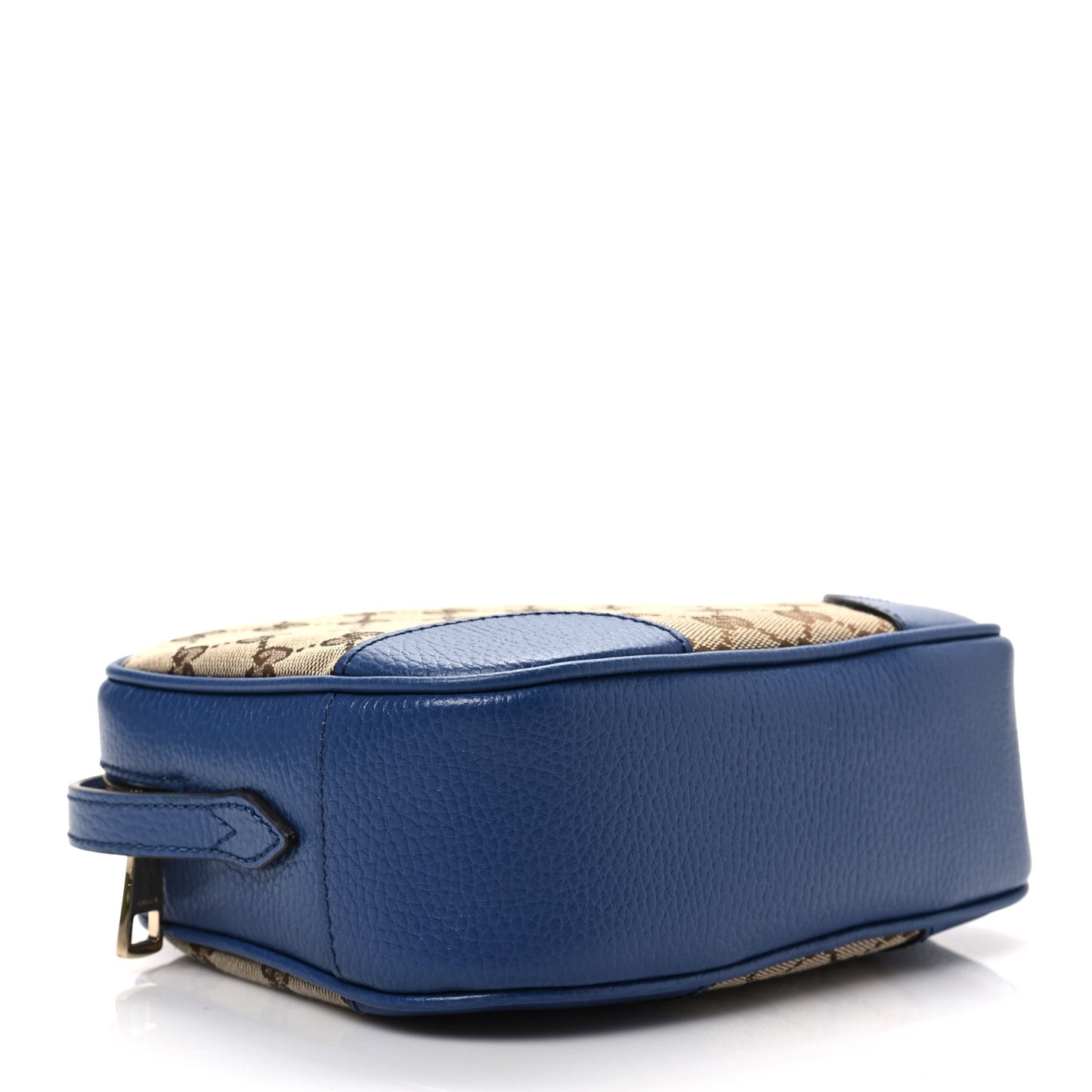 Monogram Dollar Calfskin Mini Bree Messenger Bag Beige Ebony Caspian
