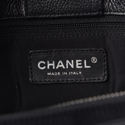 Chanel Calfskin Cerf Executive Shopper Tote Black 7 of 14