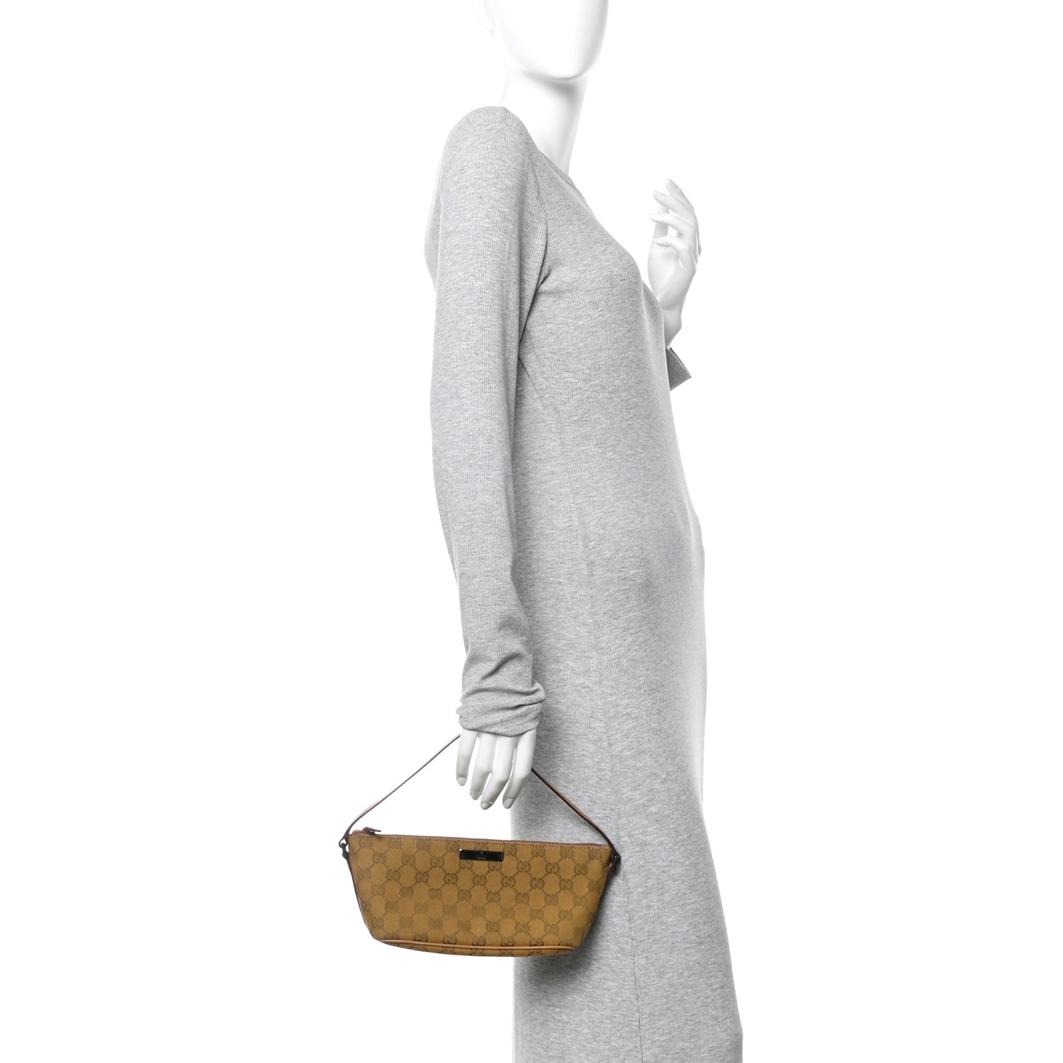 Gucci Monogram Boat Pochette Yellow 2 of 15