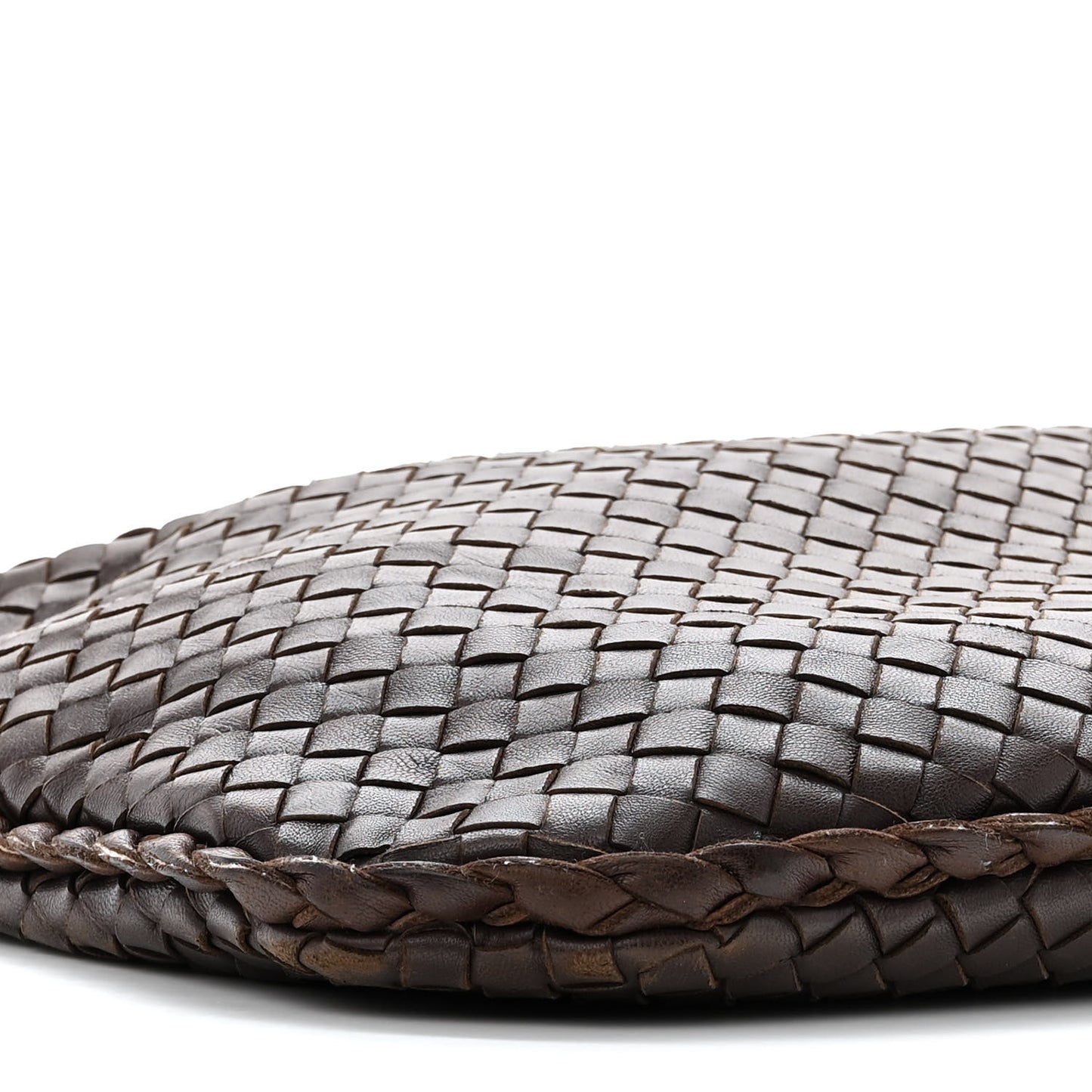 Nappa Intrecciato Medium Veneta Hobo Ebano
