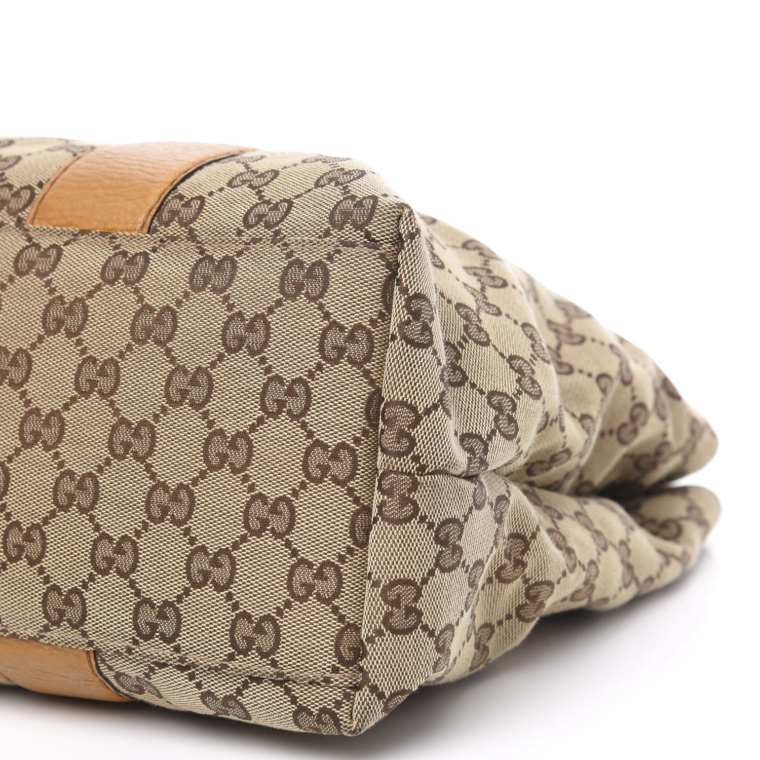Gucci Monogram Medium Bamboo Bar Tote Yellow 9 of 11