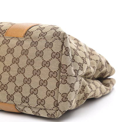 Gucci Monogram Medium Bamboo Bar Tote Yellow 9 of 11