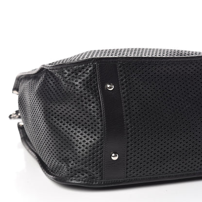 Chanel Calfskin Perforated Up In The Air Tote Black 8 of 14