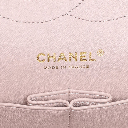 Chanel Lambskin Quilted Jumbo Double Flap Light Beige 7 of 12