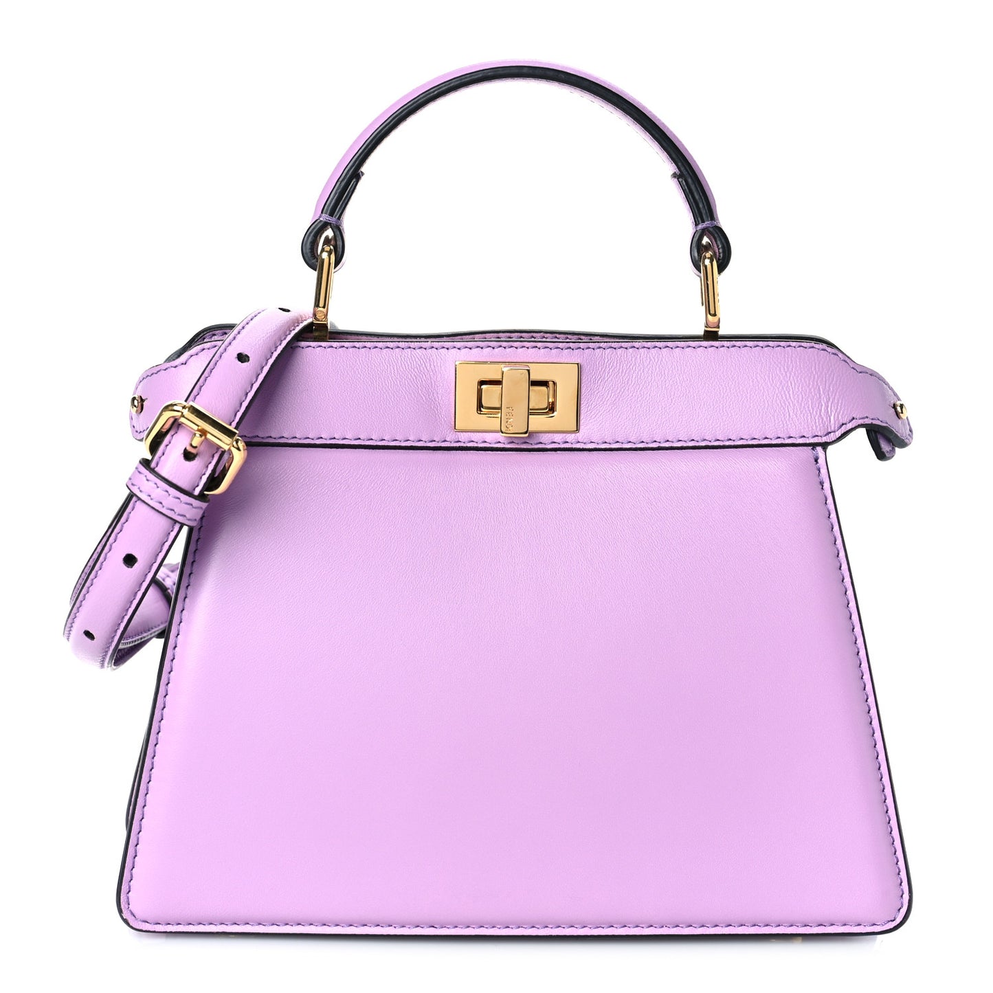 Shiny Nappa Petite Peekaboo I SEE U Satchel Violetta